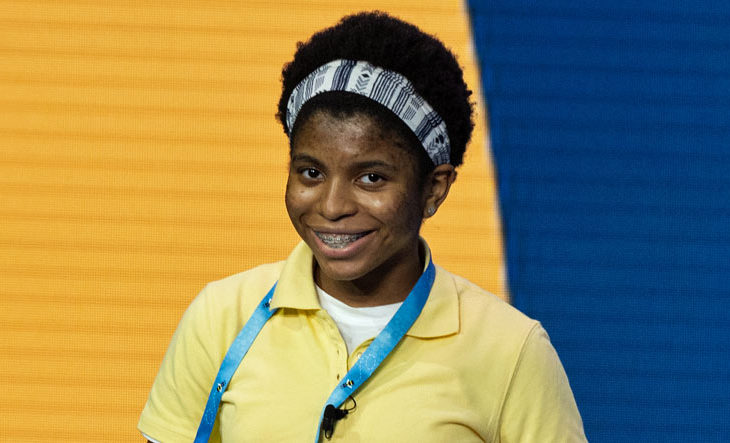 The cheerful second Zaila Avant-garde turned out to be the first African American to win the US spelling bee.